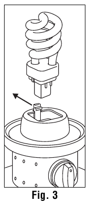 Coleman - 5312 Series - FLORESAN TÜPÜ DEĞİŞTİRMEK İÇİN - adım 2 FLORESAN TÜPÜ DEĞİŞTİRMEK İÇİN - adım 2