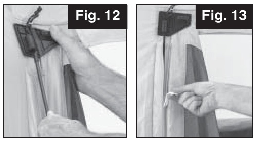 Coleman - ELITE WEATHERMASTER TENT - Saranoitu, jäykkä ovi - Vaihe 2 Saranoitu, jäykkä ovi - Vaihe 2