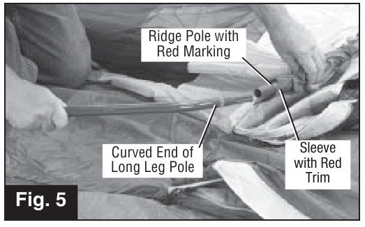Coleman - ELITE WEATHERMASTER TENT - Teltan pystyttäminen, vaihe 4 Teltan pystyttäminen, vaihe 4
