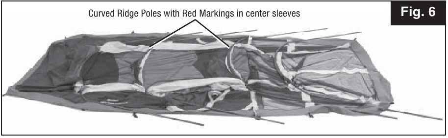 Coleman - ELITE WEATHERMASTER TENT - Teltan pystyttäminen, vaihe 5 Teltan pystyttäminen, vaihe 5