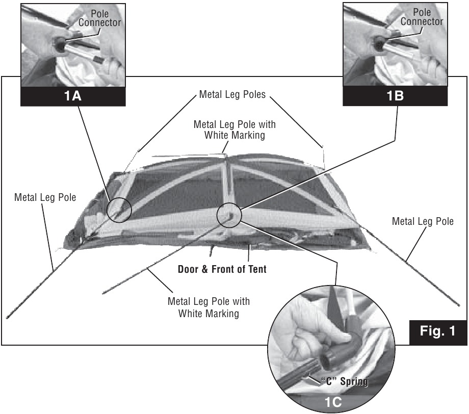 Coleman - MAX CABIN TENT 13'X'9' - To Set Up The Unit - Part 1 To Set Up The Unit - Part 1