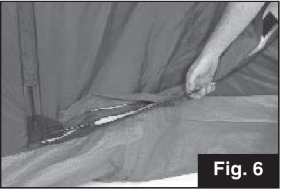 Coleman - MAX CABIN TENT 13'X'9' - Using the Hinged, Rigid Door - Step 2 Using the Hinged, Rigid Door - Step 2