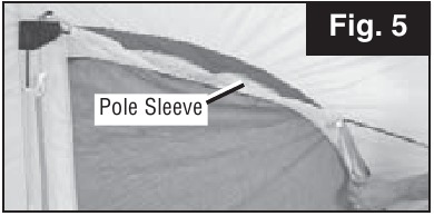 Coleman - MAX CABIN TENT 13'X'9' - Using the Hinged, Rigid Door - Step 1 Using the Hinged, Rigid Door - Step 1