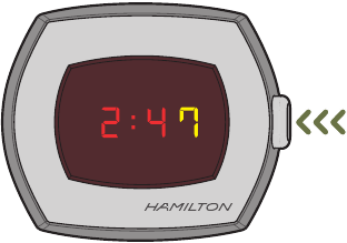 HAMILTON - AMERICAN CLASSIC PSR - Kuweka vitengo vya dakika Kuweka vitengo vya dakika