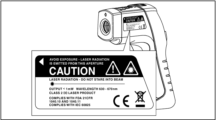 Fluke - 561 - Bezpečnostní informace - Symboly a bezpečnostní značky Safety Information - Symbols and Safety Markings