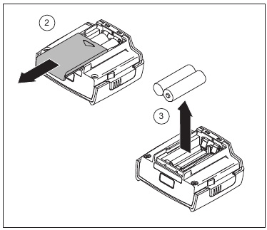 Fluke - 233 - Display-Module Battery Removal Display-Module Battery Removal