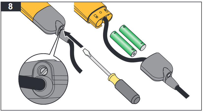 Fluke - T90 - Pil Değişimi Pil Değişimi