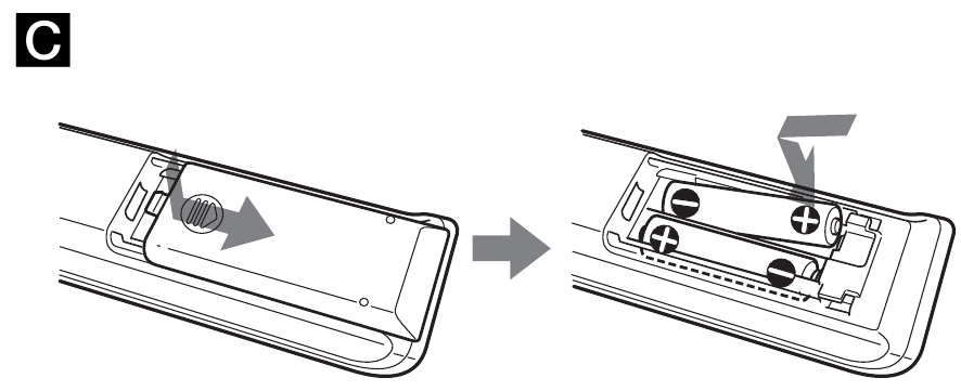 Sony - CFD-S350 - Kaukosäätimen valmistelu Kaukosäätimen valmistelu