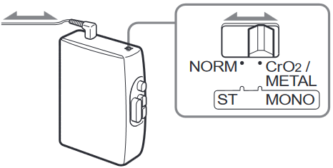 Sony - Walkman WM-FX355 - Mejorar la recepción de radio - Paso 2 Mejorar la recepción de radio - Paso 2