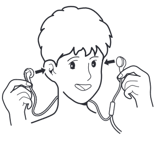 Sony - Walkman WM-FX355 - Al usar auriculares Al usar auriculares