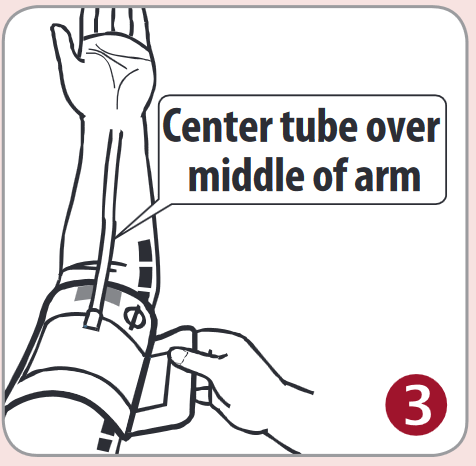 Rossmax - AU941f - Applying the Cuff - Step 2 Applying the Cuff - Step 2