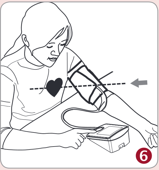 Rossmax - AU941f - Applying the Cuff - Step 5 Applying the Cuff - Step 5