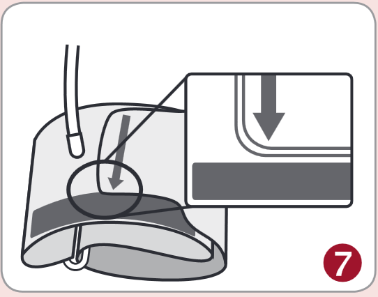 Rossmax - AU941f - Applying the Cuff - Step 6 Applying the Cuff - Step 6