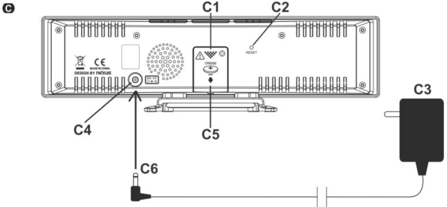 Techno Line - WS 6812 - VISÃO GERAL - Vista traseira VISÃO GERAL - Vista traseira