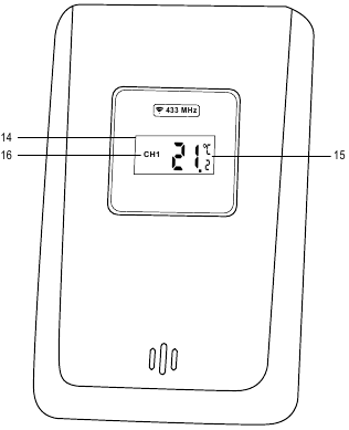 nedis - WEST201GY - Kuvaus - Etäanturi Kuvaus - Etäanturi