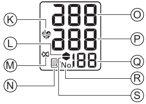Omron - S1 - Displej Displej