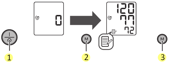 Omron - S1 - Předchozí měření Předchozí měření