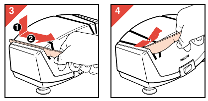 Philips - HR 2577 - Kunoa visu - Hatua ya 1 Kunoa visu - Hatua ya 1