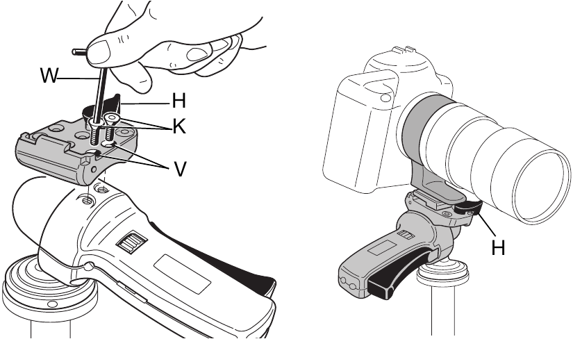 Manfrotto - 322RC2 - PERSONALIZACIÓN DE UNA RÓTULA DE DISPOSITIVO PARA USO CON TELEOBJETIVOS PERSONALIZACIÓN DE UNA RÓTULA DE DISPOSITIVO PARA USO CON TELEOBJETIVOS