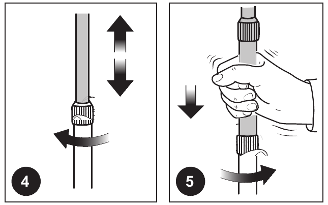 Manfrotto - MS0490C - РЕГУЛИРОВКА ВЫСОТЫ - Шаг 1 РЕГУЛИРОВКА ВЫСОТЫ - Шаг 1