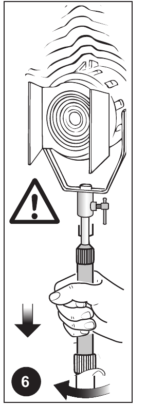 Manfrotto - MS0490C - РЕГУЛИРОВКА ВЫСОТЫ - Шаг 2 РЕГУЛИРОВКА ВЫСОТЫ - Шаг 2
