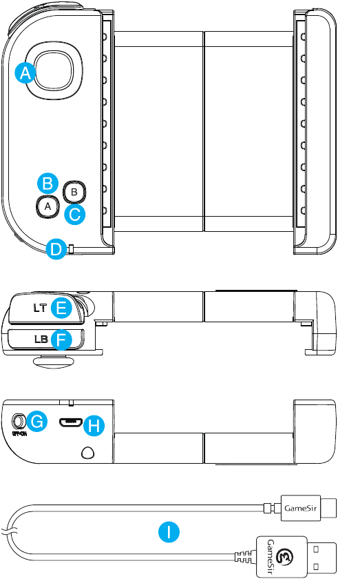 GameSir - T6 - ҚҰРЫЛҒЫНЫҢ ОРНАЛАСУЫ ҚҰРЫЛҒЫНЫҢ ОРНАЛАСУЫ