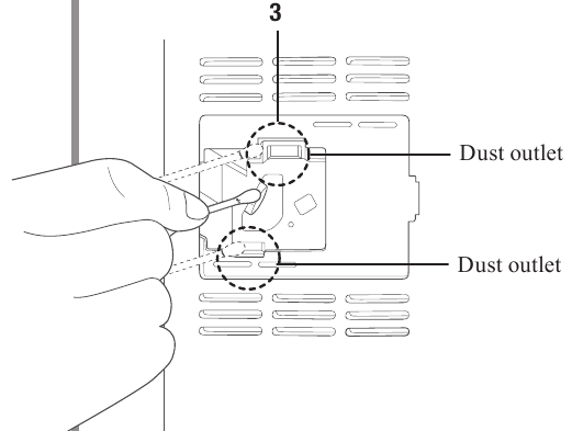 Oreck - AirInstinct AIR108 - A levegőérzékelő tisztítása – 3. lépés A levegőérzékelő tisztítása – 3. lépés