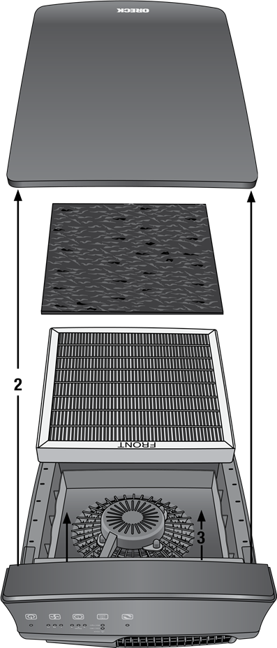 Oreck - OptiMax AIR94 - Replacing the Filter - Part 2 Replacing the Filter - Part 2