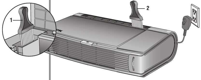 Oreck - ProShield - Chiqindi panjarasini tozalash Chiqindi panjarasini tozalash