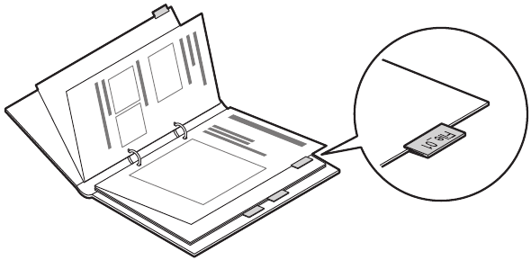 Epson - LW-400 - Membuat label tab indeks Membuat label tab indeks
