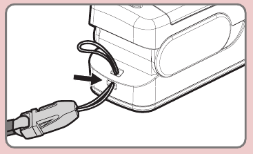 Rossmax - SD100 - Mocowanie smyczy - Krok 1 Mocowanie smyczy - Krok 1