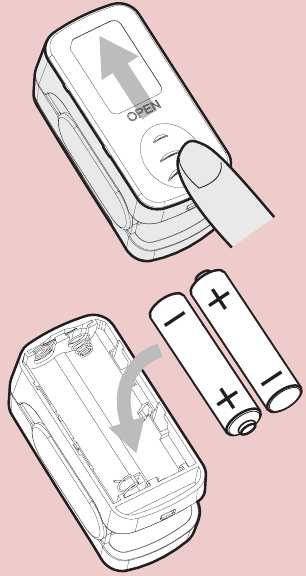 Rossmax - SD100 - Instalowanie baterii Instalowanie baterii