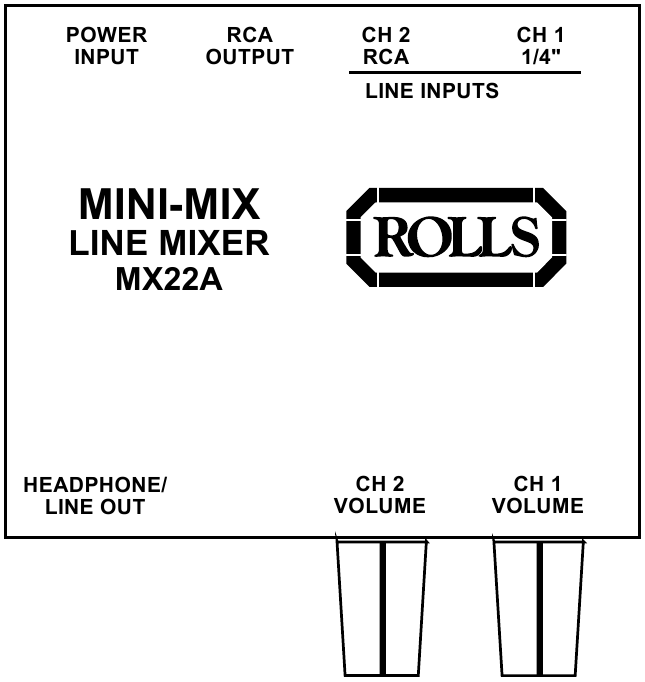 Rolls - MINI-MIX MX22A - OPIS OPIS