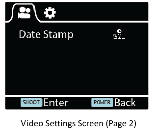 Rollei - Actioncam 400 - Datos žyma Datos žyma