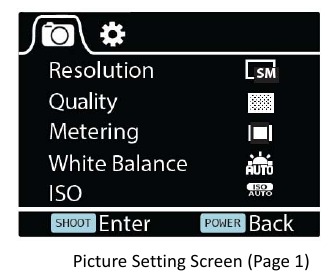 Rollei - Actioncam 400 - Nuotraukų nustatymai - 1 dalis Nuotraukų nustatymai - 1 dalis