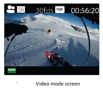 Rollei - Actioncam 400 - Vaizdo režimas Vaizdo režimas