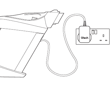 Gtech - Pro 2 - Batareyani zaryadlash - 2-qadam Batareyani zaryadlash - 2-qadam