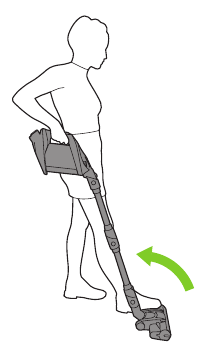 Gtech - Pro 2 - Changyutgichni yoqish Changyutgichni yoqish