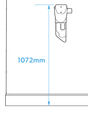 Gtech - Pro 2 - Devorga o'rnatish - 1-qadam Devorga o'rnatish - 1-qadam
