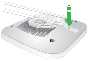 NETGEAR - WAX220 - T-жолаққа орнату - 6-қадам T-жолаққа орнату - 6-қадам