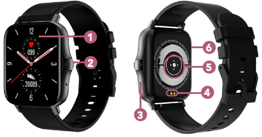Bauhn - AFTW-1222 - Partes del reloj Partes del reloj