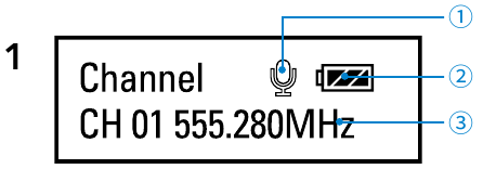 Saramonic - UwMic15 - Transmisor de petaca - Guía de funcionamiento de la pantalla LCD - Parte 1 Transmisor de petaca - Guía de funcionamiento de la pantalla LCD - Parte 1