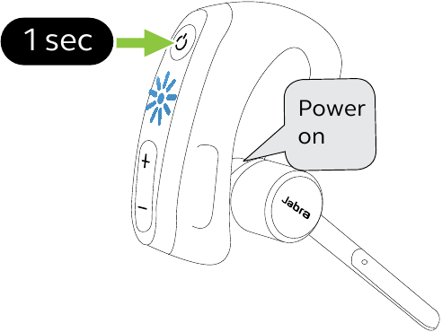 Jabra - Perform 45 - Włączanie Włączanie