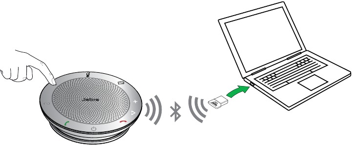 Jabra - Speak 510 - Inaunganisha kwenye Kifaa Inaunganisha kwenye Kifaa
