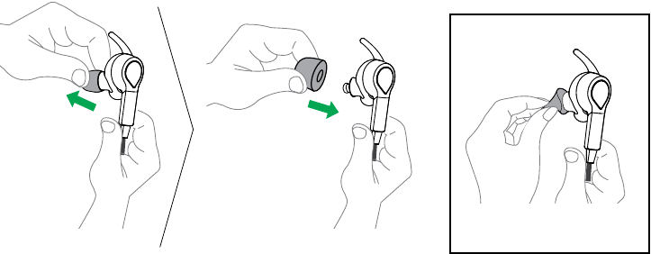 Jabra - Sport Coach - Смяна на EarGels или Comply™ foam tip Смяна на EarGels или Comply™ foam tip