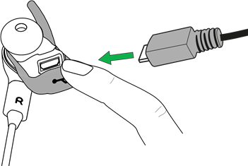 Jabra - Sport Coach - Как да заредите слушалките Как да заредите слушалките