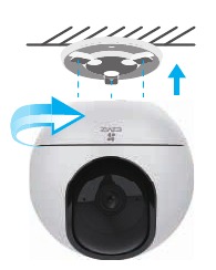 EZVIZ - C6 - De camera installeren De camera installeren