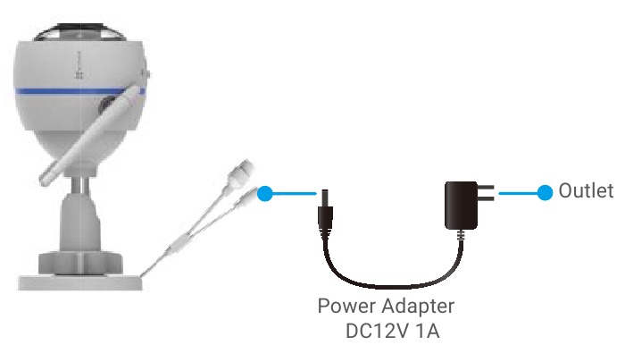 EZVIZ - CTQ3N - Brezžična povezava Brezžična povezava