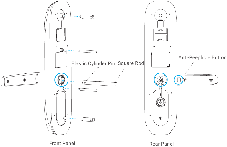 EZVIZ - L2 - Installation - Kupplungsrichtung bestätigen Installation - Kupplungsrichtung bestätigen