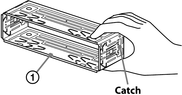 Sony - CDX-GT350MP - Trajtimi i mbajtëses Trajtimi i mbajtëses